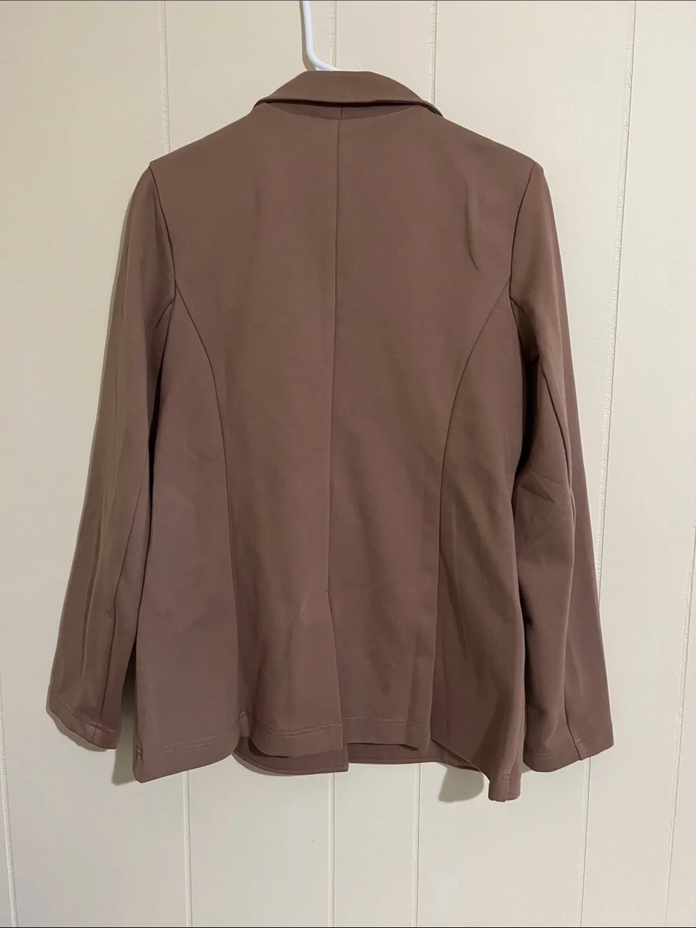 NWOT Betabrand Women's Tailored Light Brown Blazer Jacket Size M